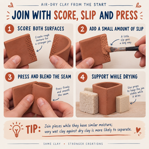 Show the sample page of Air-Dry Clay from the Start.